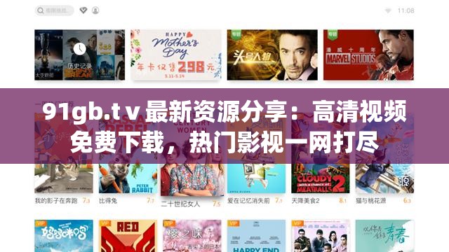 91gb.tⅴ最新資源分享：高清視頻免費下載，熱門影視一網(wǎng)打盡