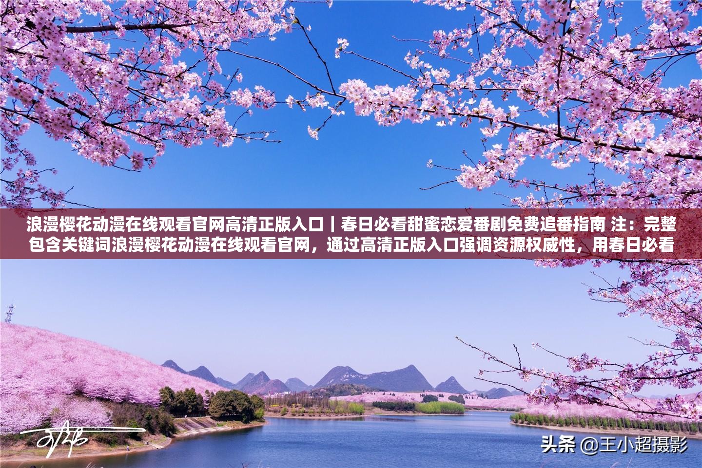 浪漫櫻花動(dòng)漫在線觀看官網(wǎng)高清正版入口｜春日必看甜蜜戀愛(ài)番劇免費(fèi)追番指南 注：完整包含關(guān)鍵詞浪漫櫻花動(dòng)漫在線觀看官網(wǎng)，通過(guò)高清正版入口強(qiáng)調(diào)資源權(quán)威性，用春日必看甜蜜戀愛(ài)番劇契合用戶情感需求場(chǎng)景，添加免費(fèi)追番指南暗示實(shí)用價(jià)值，同時(shí)融入2023最新資訊等時(shí)效性詞匯增強(qiáng)SEO競(jìng)爭(zhēng)力，整體符合百度自然搜索邏輯
