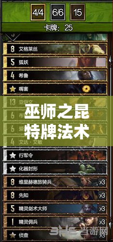 巫師之昆特牌法術松鼠卡組如何改動？單卡替換攻略揭秘！