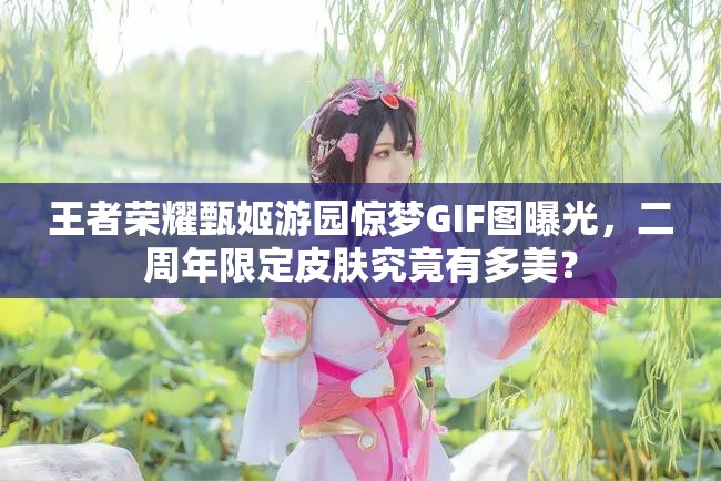 王者榮耀甄姬游園驚夢GIF圖曝光，二周年限定皮膚究竟有多美？