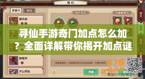 尋仙手游奇門加點怎么加？全面詳解帶你揭開加點謎團(tuán)！