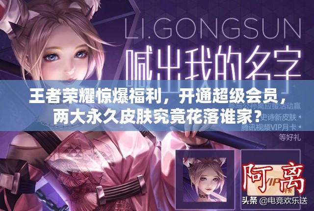 王者榮耀驚爆福利，開(kāi)通超級(jí)會(huì)員，兩大永久皮膚究竟花落誰(shuí)家？