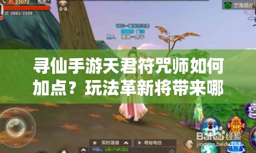 尋仙手游天君符咒師如何加點？玩法革新將帶來哪些驚喜？