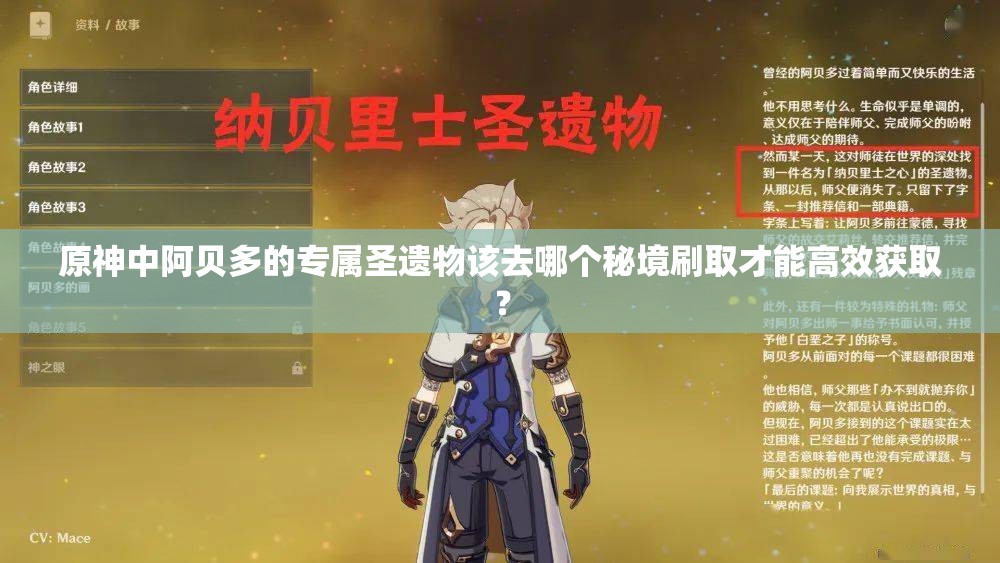 原神中阿貝多的專(zhuān)屬圣遺物該去哪個(gè)秘境刷取才能高效獲?。?>
		</a>
	</figure>
	<div   id=