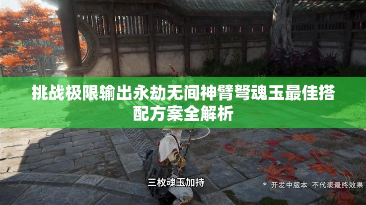 挑戰(zhàn)極限輸出永劫無(wú)間神臂弩魂玉最佳搭配方案全解析