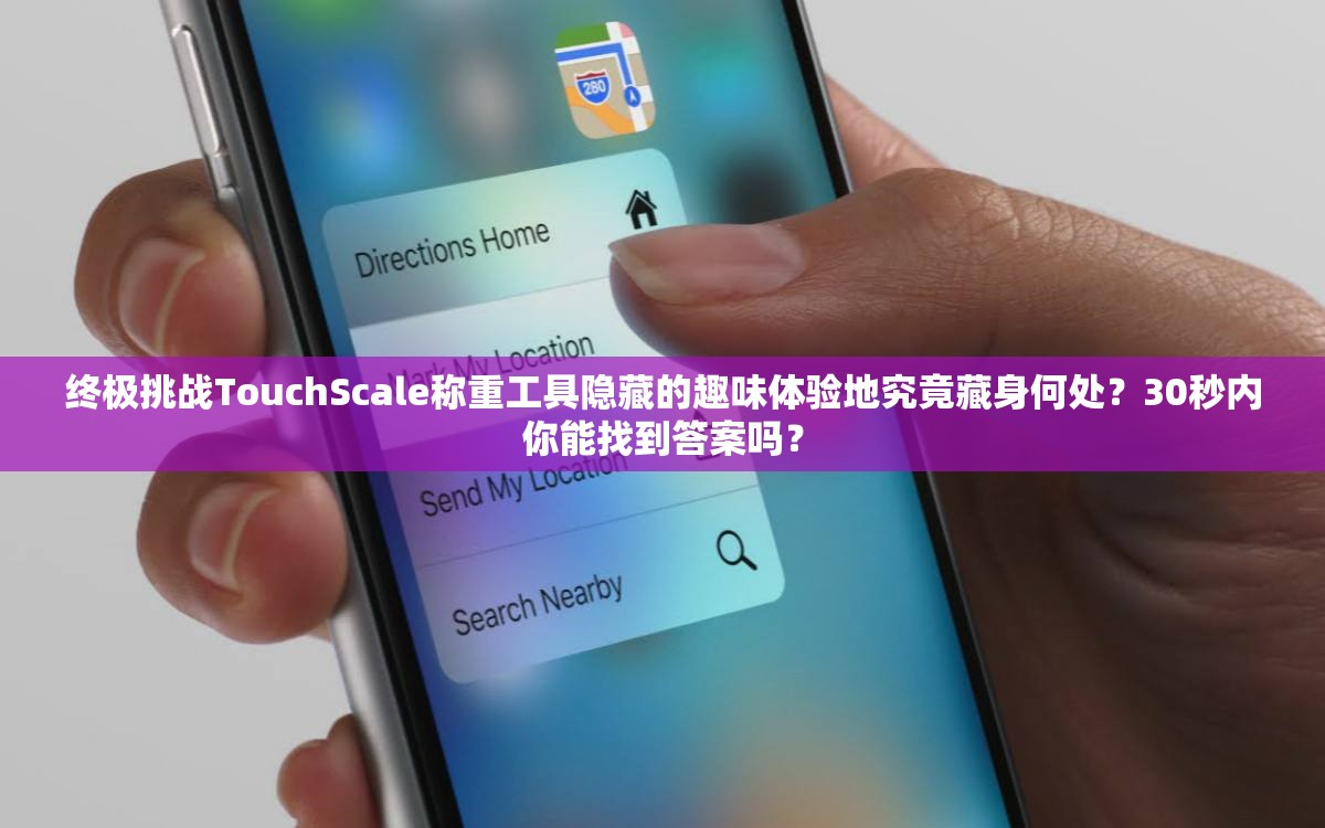 終極挑戰(zhàn)TouchScale稱重工具隱藏的趣味體驗(yàn)地究竟藏身何處？30秒內(nèi)你能找到答案嗎？
